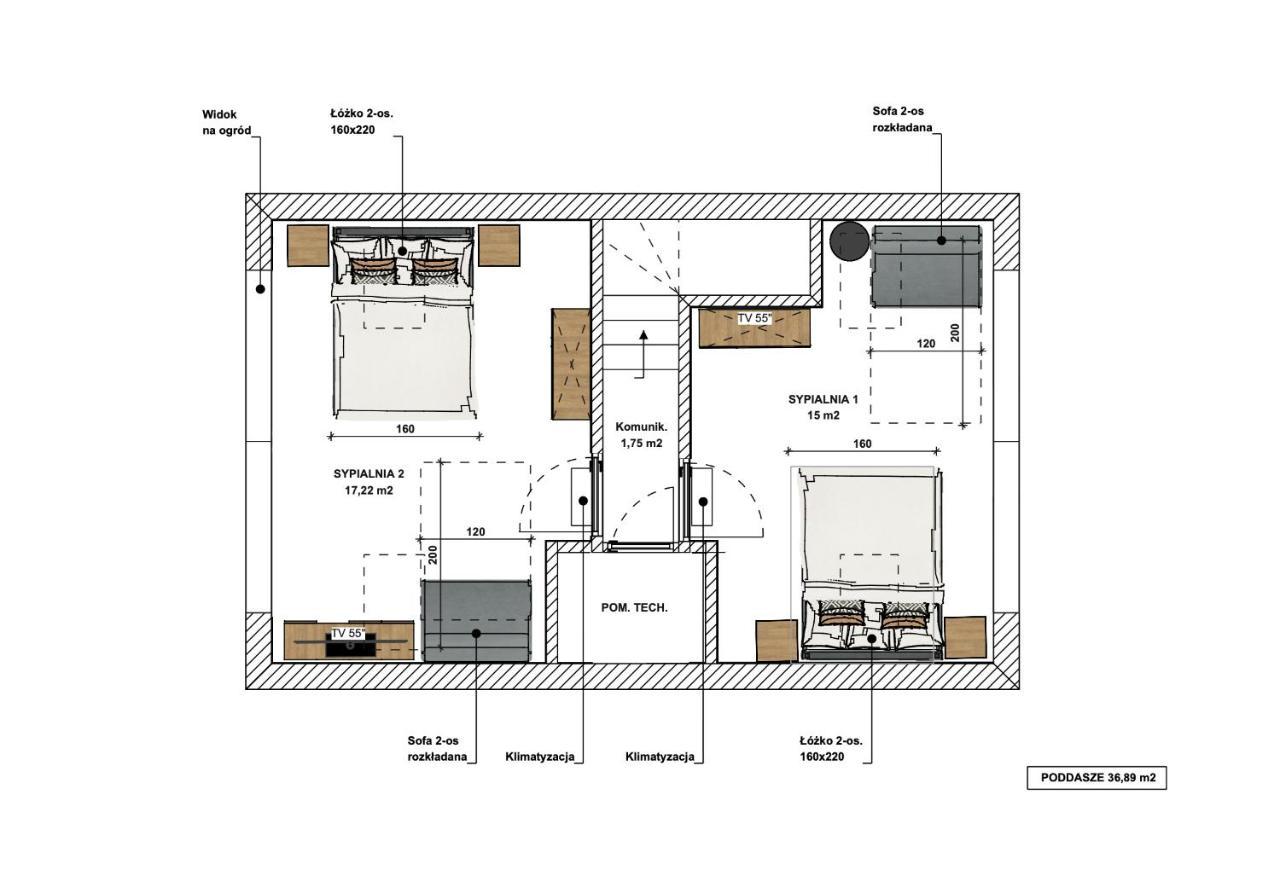 Odnova - Holiday Home With Spa Bobolin Luaran gambar